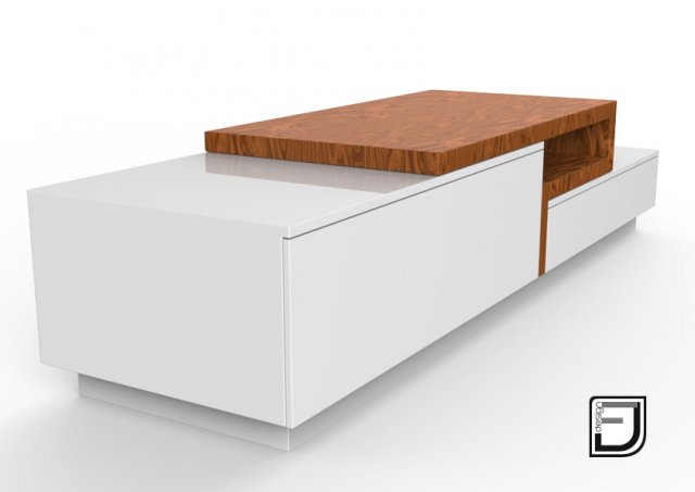 tv stand 1 3D 모델 .c4d .max .obj .3ds .fbx .stl .blend 