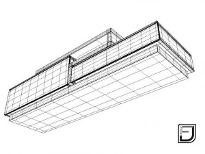 dudukan televisi 1 Model 3D