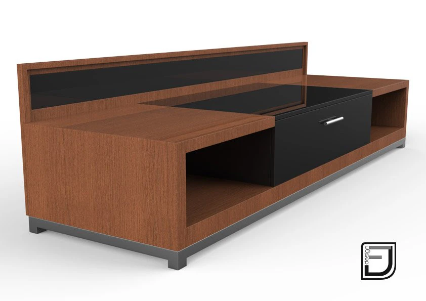 tv stand 2 3D Model .c4d .max .obj .3ds .fbx .stl .blend 