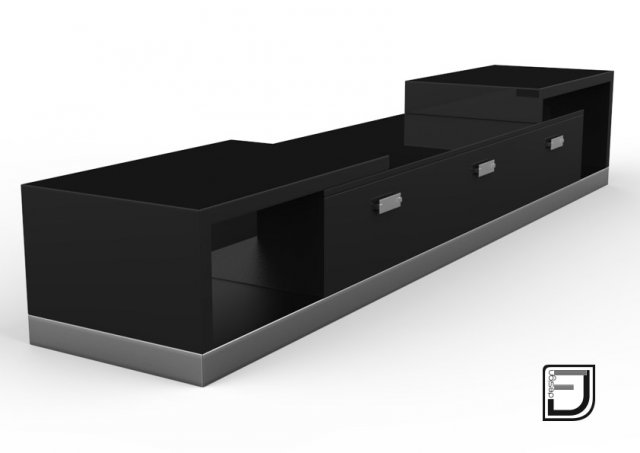 tv stand 4 3D 모델 .c4d .max .obj .3ds .fbx .stl .blend 