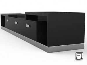 tv stand 4 3D 모델