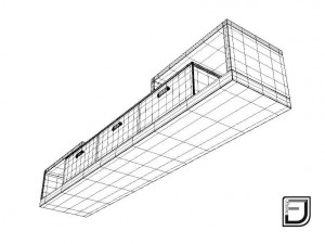 tv stand 4 3D 모델