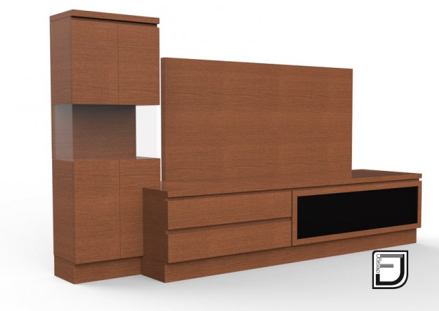tv stand 5 Model 3D .c4d .max .obj .3ds .fbx .stl .blend 