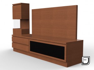 tv stand 5 Model 3D