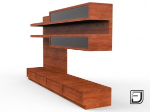 tv stand 7 3D 모델