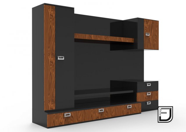 tv stand 9 3D-Modell .c4d .max .obj .3ds .fbx .stl .blend 