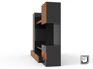 tv stand 9 3D-Modell