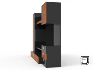 tv stand 9 3D Model
