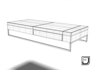 coffee table 2 3D Model