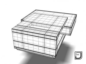 coffee table 4 3D 模型