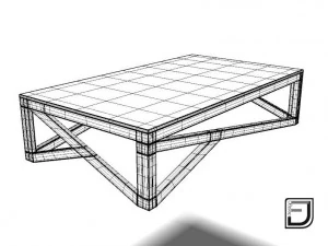 coffee table 6 3D Model