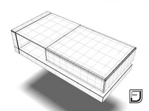 coffee table 7 3D Model
