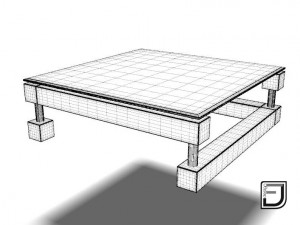 coffee table 9 3D Model