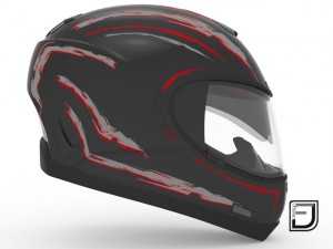 black helmet h10 3D Model
