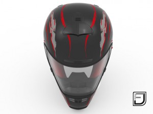 black helmet h10 3D Model