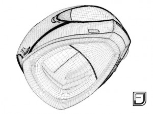 black helmet h10 3D Model