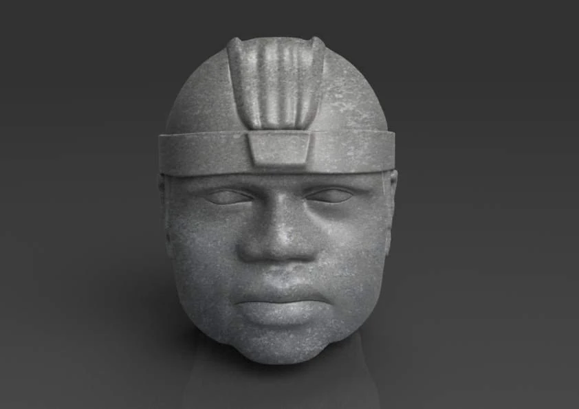 colossal head 3D Model .c4d .max .obj .3ds .fbx .stl .blend 
