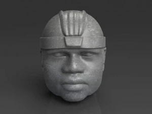 विशाल सिर 3D मॉडल