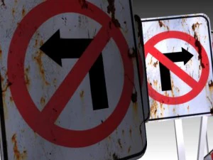 交通标志 3D 模型