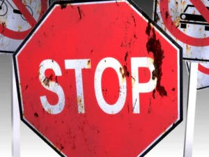 traffic signs 3D Model