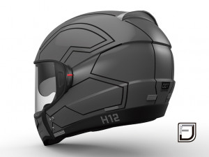 Grey Modular Helmet H12 Modelo 3D