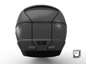 Grey Modular Helmet H12 Modelo 3D