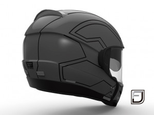 Grey Modular Helmet H12 Modelo 3D