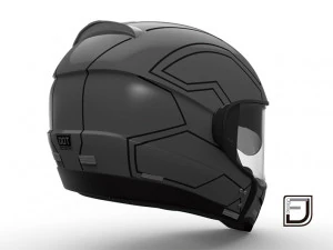 Grey Modular Helmet H12 3D Model