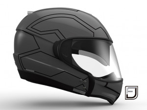 Grey Modular Helmet H12 Modelo 3D