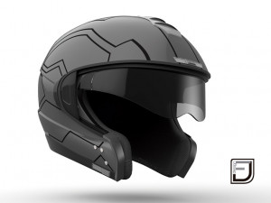 Grey Modular Helmet H12 Modelo 3D