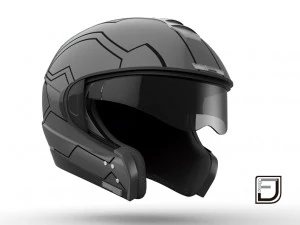 Grey Modular Helmet H12 3D Model