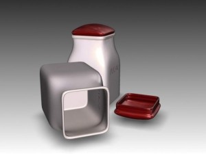 sugar and coffee containers 3D 모델