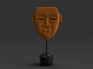 african mask 3D Model