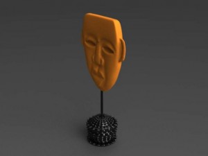 african mask 3D Модель