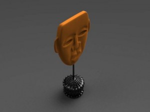 african mask 3D Модель