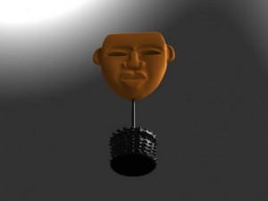 african mask 3D Модель