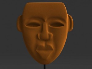 african mask 3D Модель