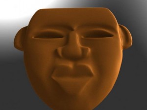 african mask 3D Модель