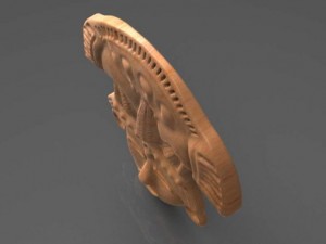 funeral aztec mask 3D Model