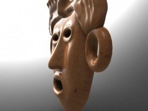 funeral aztec mask 3D Model