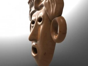 funeral aztec mask 3D Model