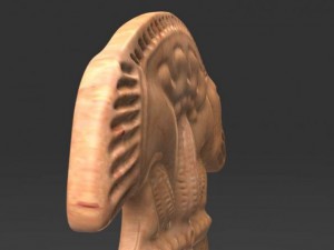 funeral aztec mask 3D Model