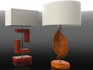 set of two lamps 3D Model