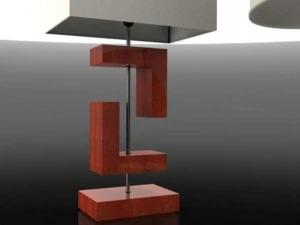 set of two lamps 3D Model
