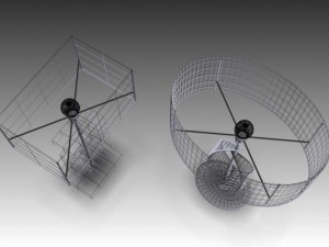 set of two lamps 3D Model