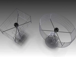 set of two lamps 3D Model