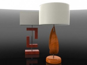 set of two lamps 3D Model