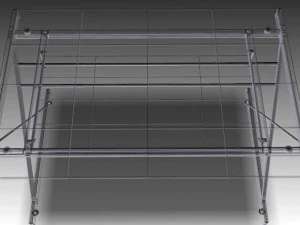 computer glass desk 3D Model