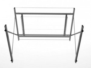 computer glass desk 3D Model