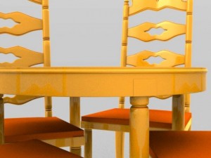 breakfast table 3D Model